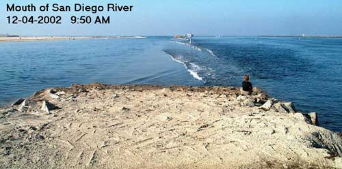 Mouth of San Diego River, copyright Philip Erdelsky