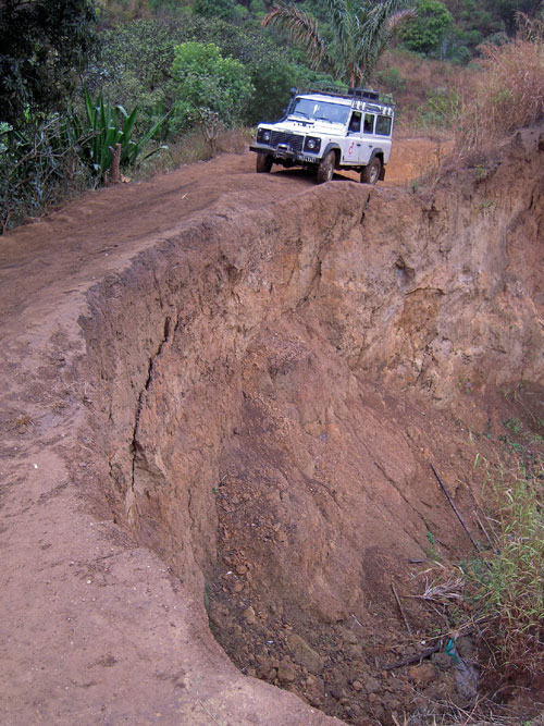 Deteriorating roads 